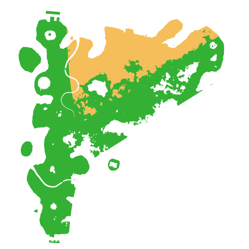 Biome Rust Map: Procedural Map, Size: 3550, Seed: 87694690