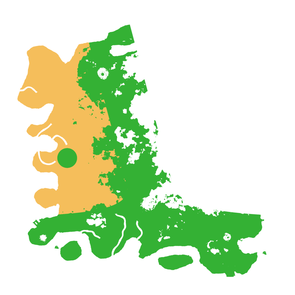 Biome Rust Map: Procedural Map, Size: 3950, Seed: 99108057