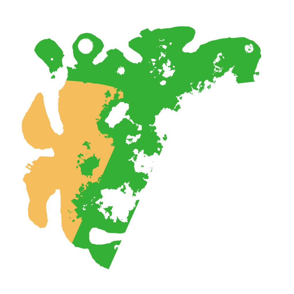 Biome Rust Map: Procedural Map, Size: 3450, Seed: 29288009