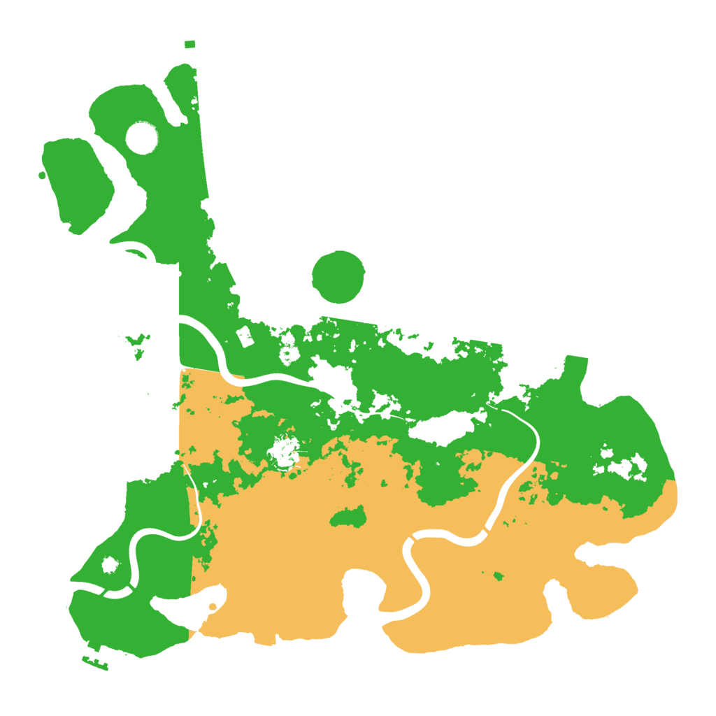 Biome Rust Map: Procedural Map, Size: 3900, Seed: 98556793