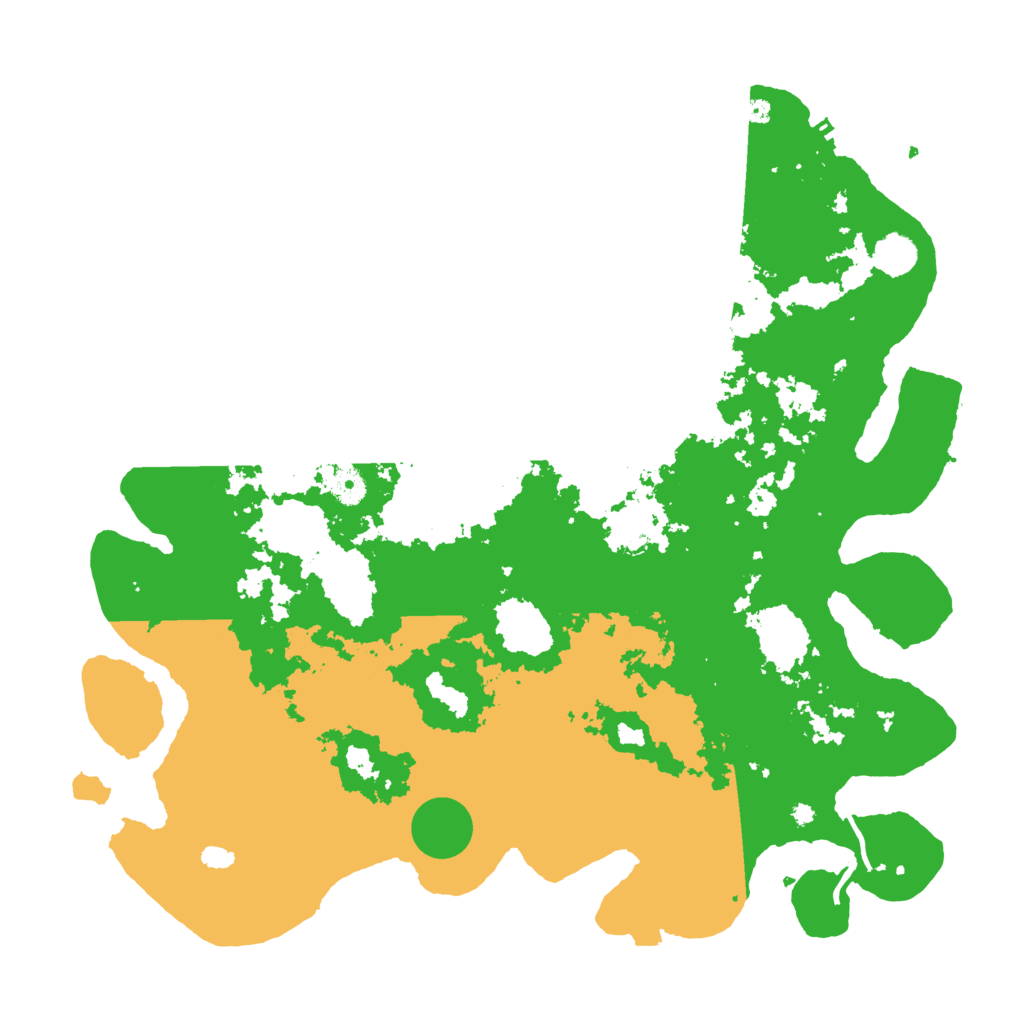 Biome Rust Map: Procedural Map, Size: 4400, Seed: 42399411