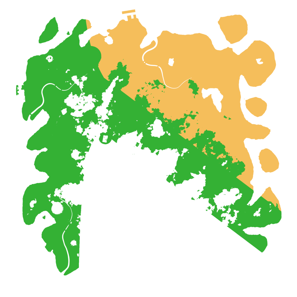 Biome Rust Map: Procedural Map, Size: 4500, Seed: 327568480