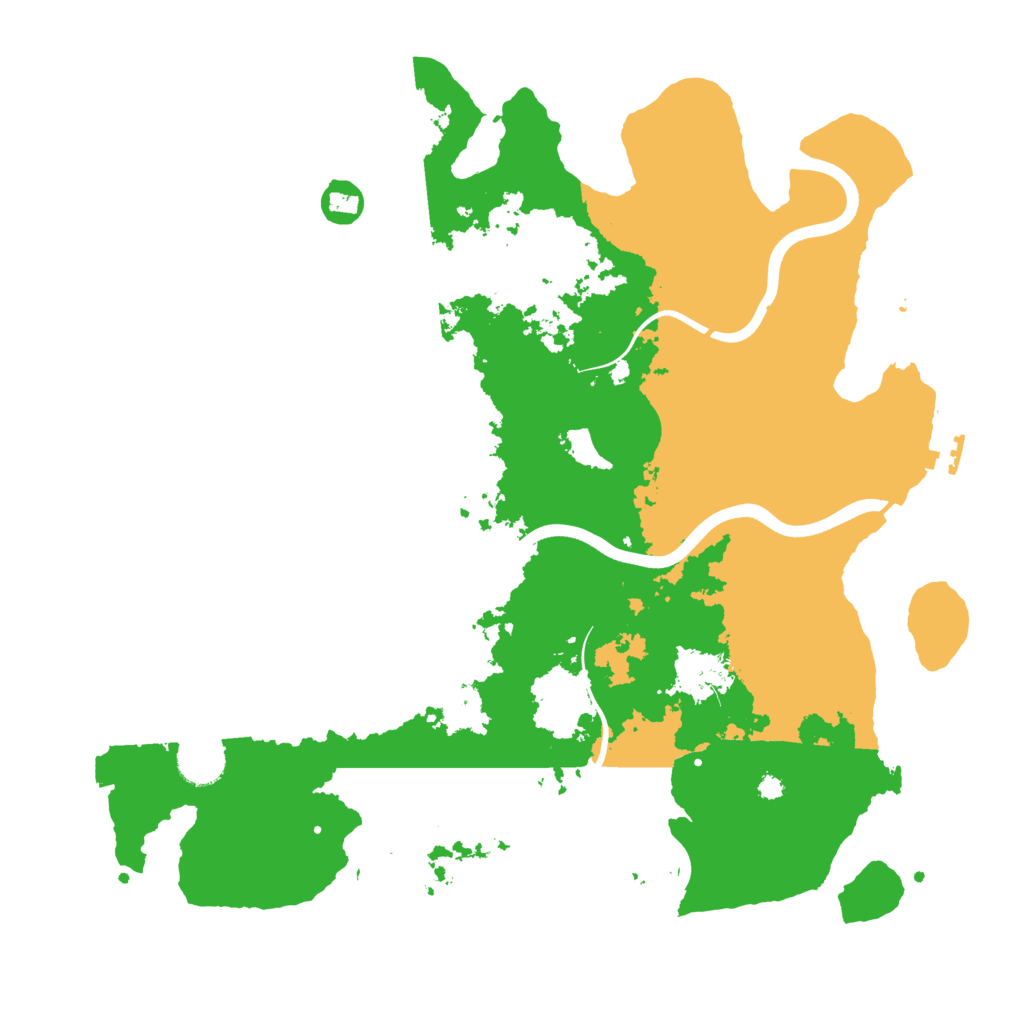 Biome Rust Map: Procedural Map, Size: 3800, Seed: 79606565