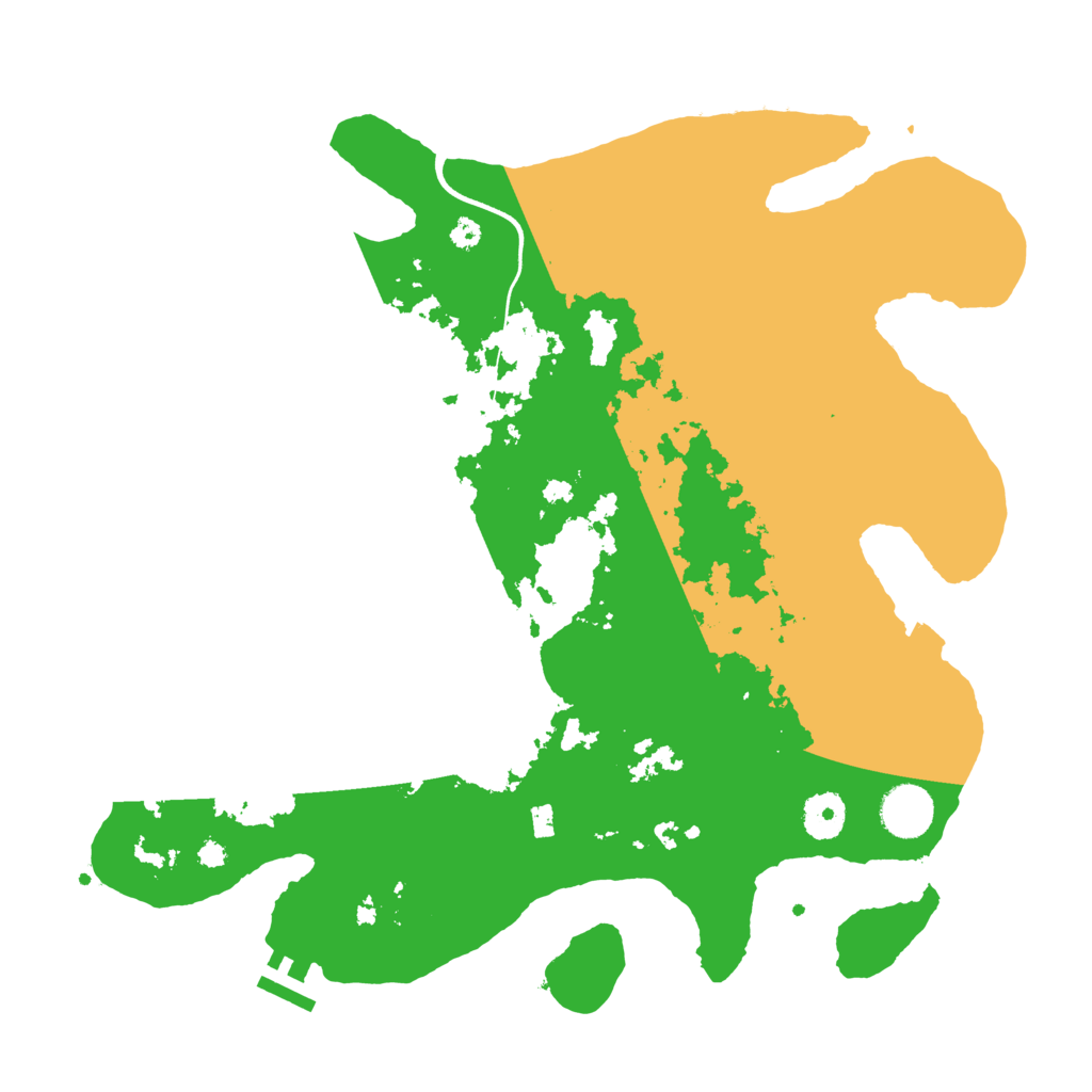 Biome Rust Map: Procedural Map, Size: 3650, Seed: 75534404