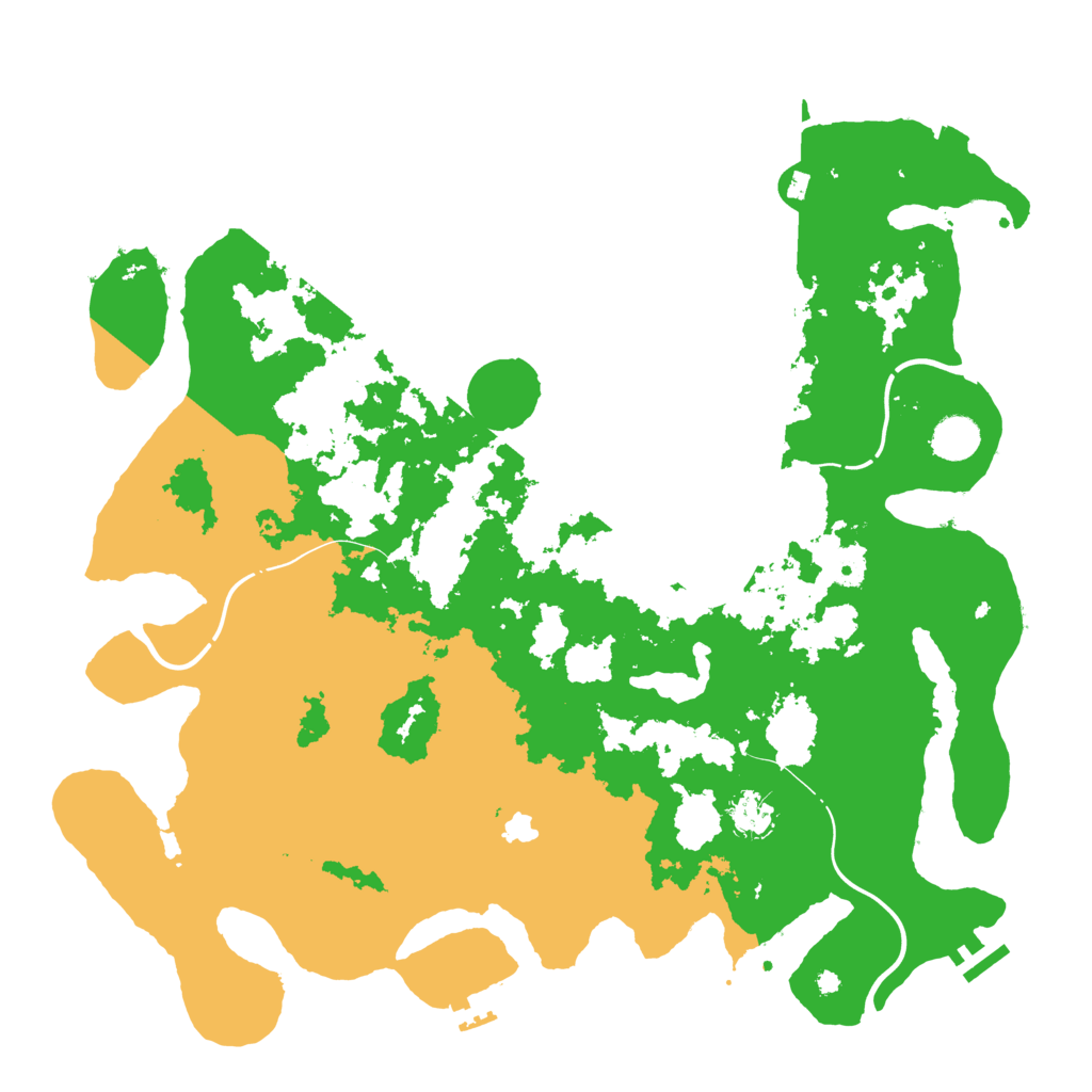 Biome Rust Map: Procedural Map, Size: 4250, Seed: 36314399