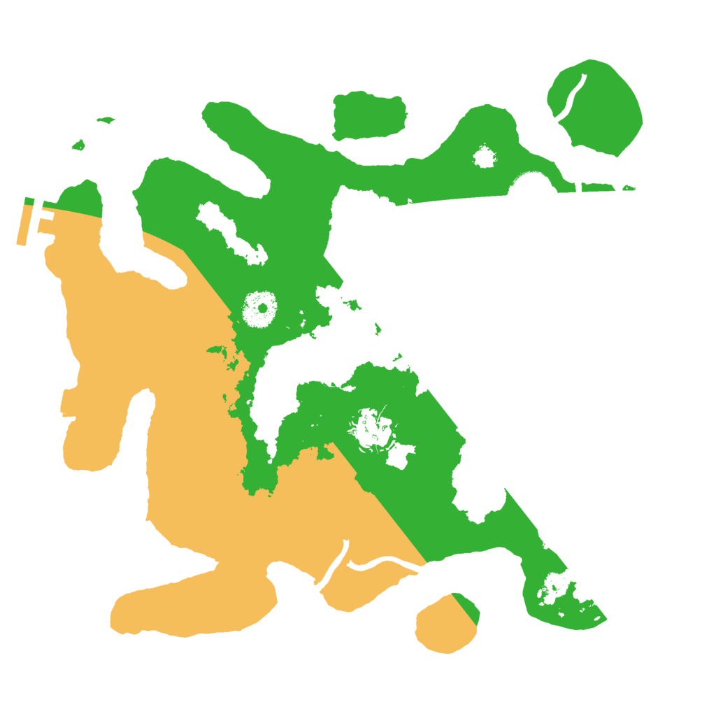 Biome Rust Map: Procedural Map, Size: 3000, Seed: 873245