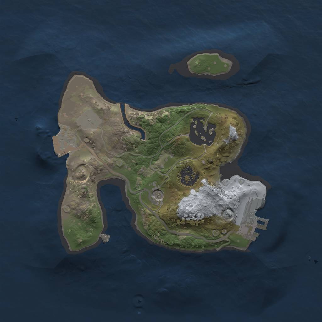 Rust Map: Procedural Map, Size: 1700, Seed: 1425565952, 6 Monuments