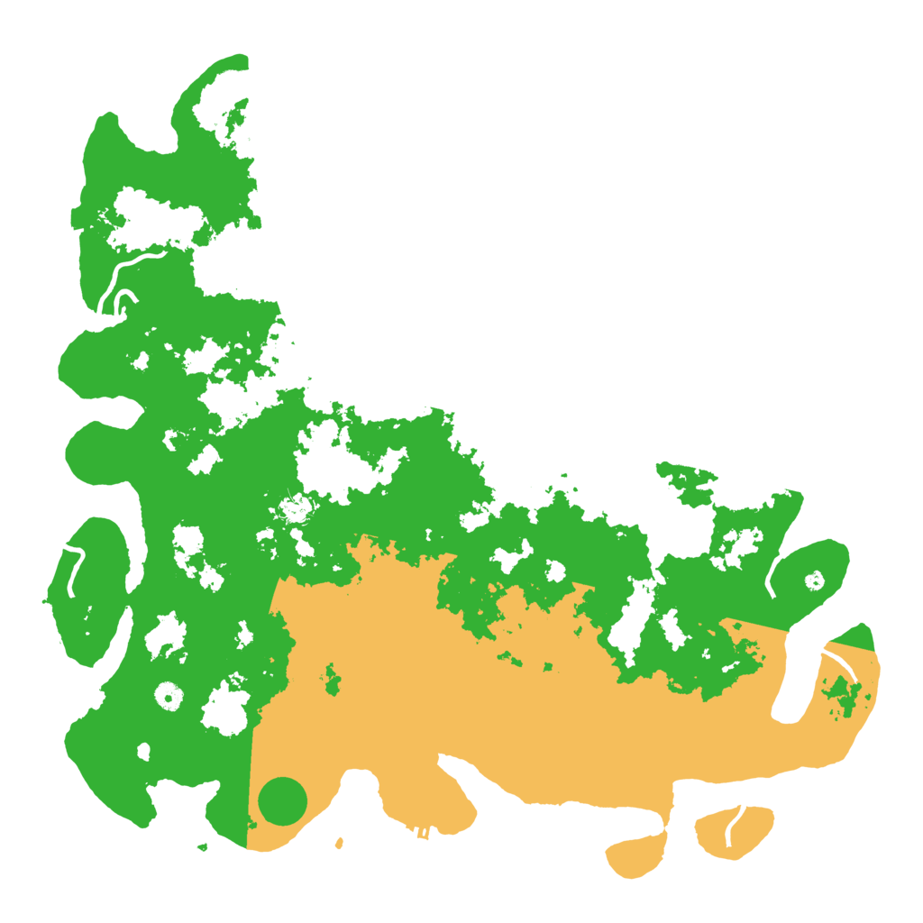 Biome Rust Map: Procedural Map, Size: 5000, Seed: 5365765