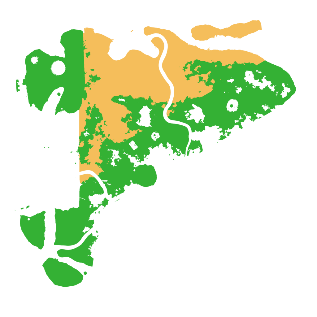 Biome Rust Map: Procedural Map, Size: 3900, Seed: 49570755