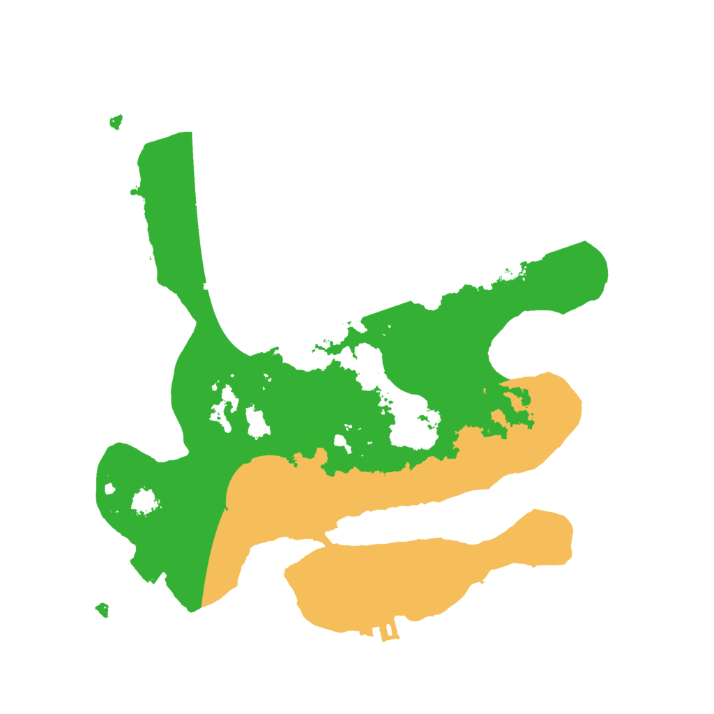 Biome Rust Map: Procedural Map, Size: 2500, Seed: 15853423