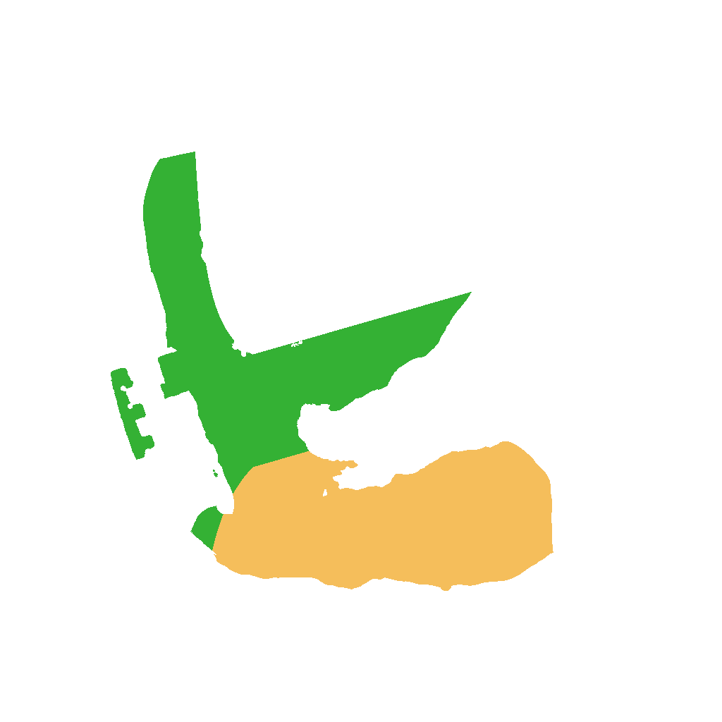 Biome Rust Map: Procedural Map, Size: 1200, Seed: 966235