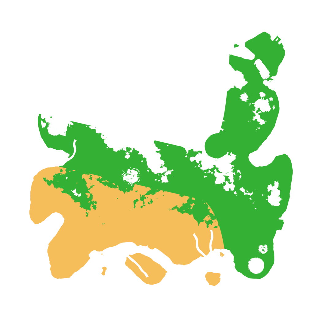 Biome Rust Map: Procedural Map, Size: 3500, Seed: 1474038985