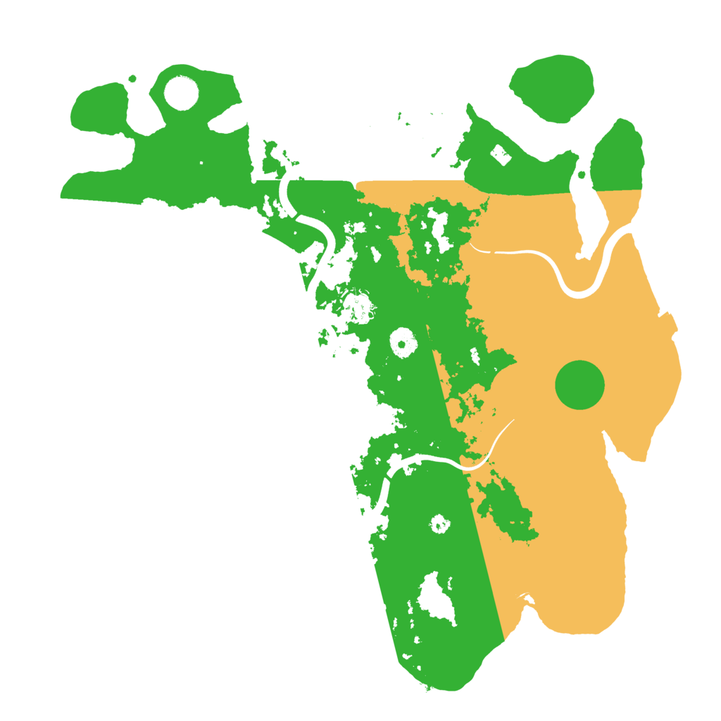 Biome Rust Map: Procedural Map, Size: 3850, Seed: 44772359