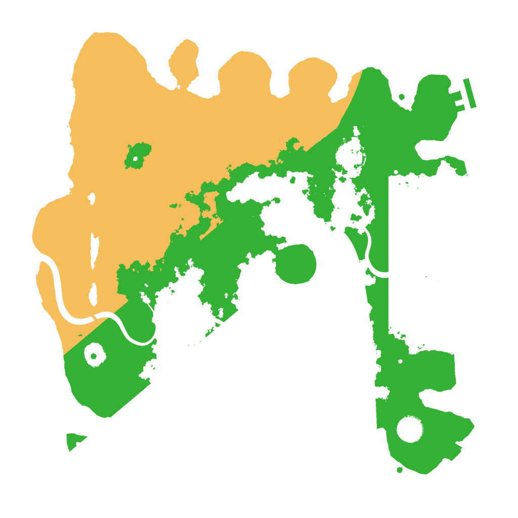 Biome Rust Map: Procedural Map, Size: 3500, Seed: 35226401