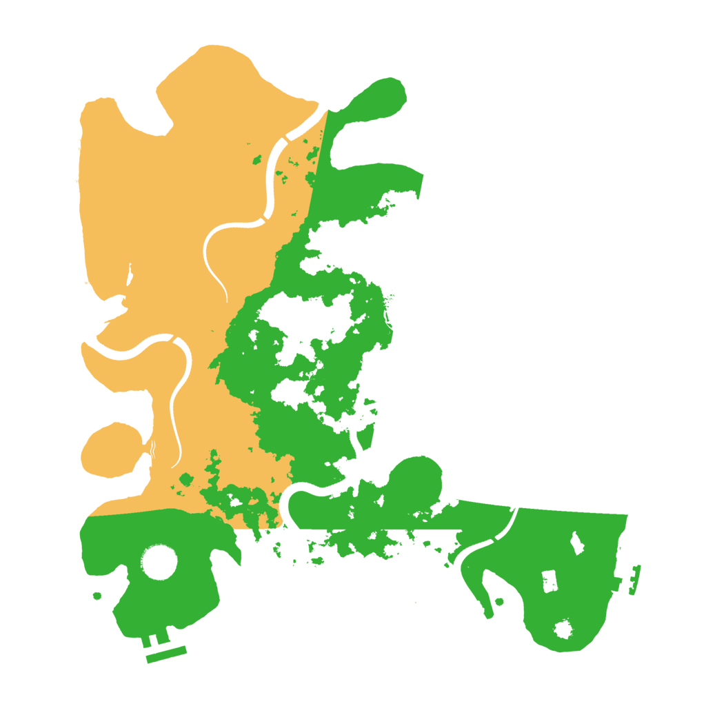 Biome Rust Map: Procedural Map, Size: 3500, Seed: 1491067986