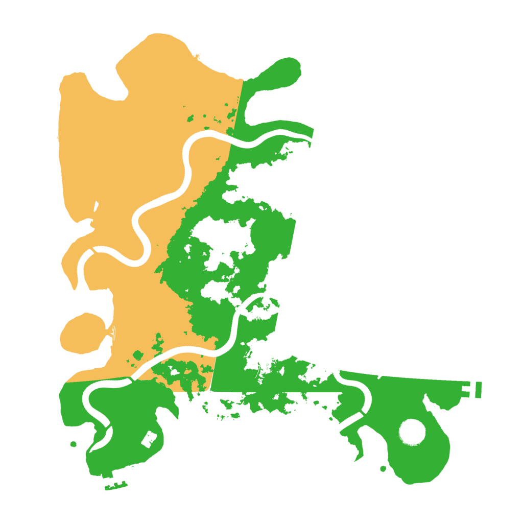 Biome Rust Map: Procedural Map, Size: 3500, Seed: 1491067986