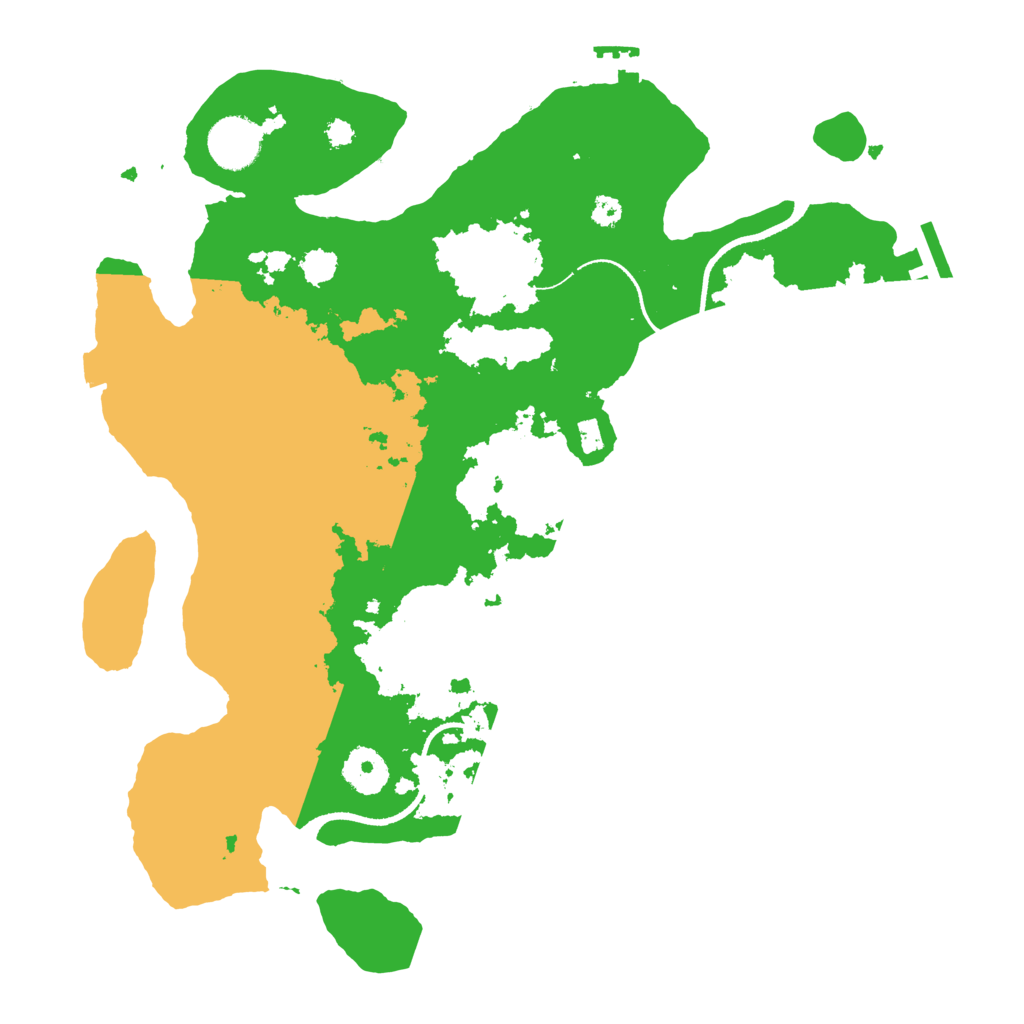 Biome Rust Map: Procedural Map, Size: 3400, Seed: 59292017