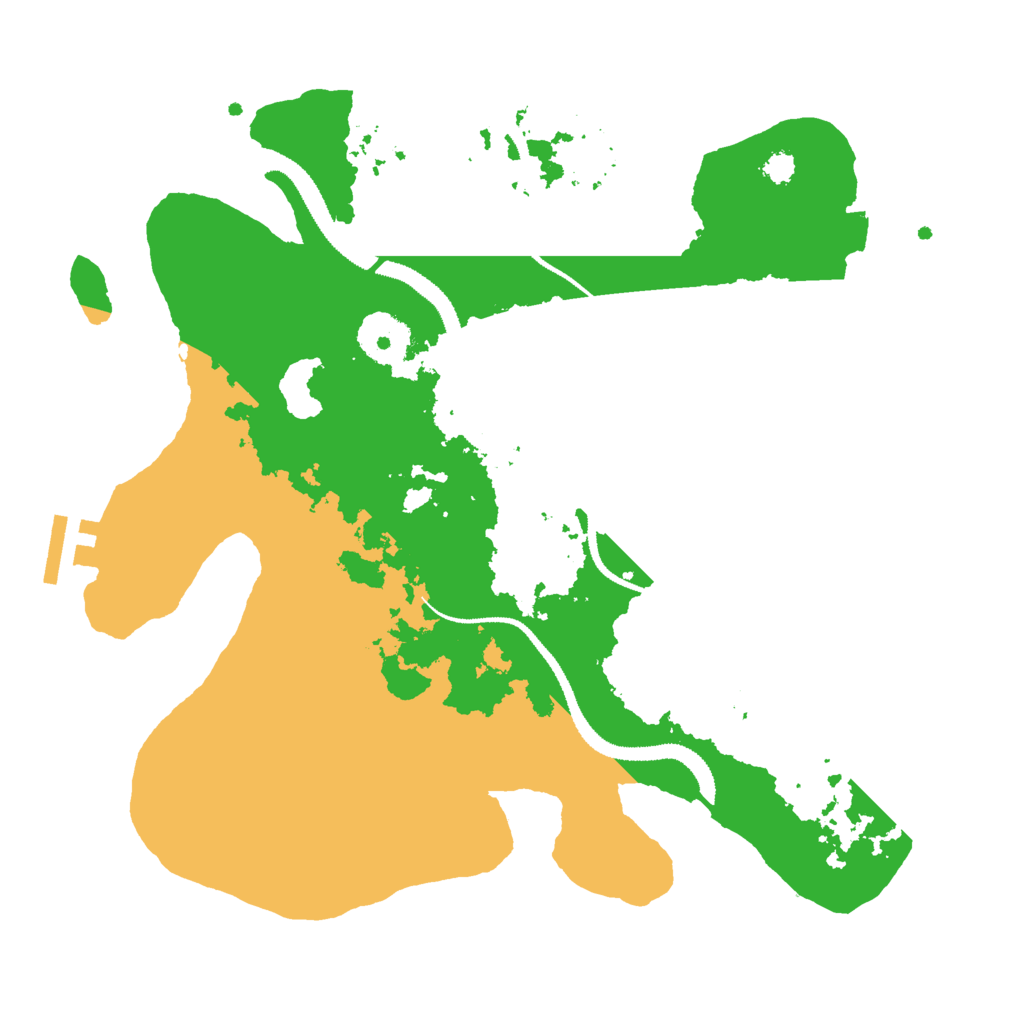 Biome Rust Map: Procedural Map, Size: 3000, Seed: 1682183850