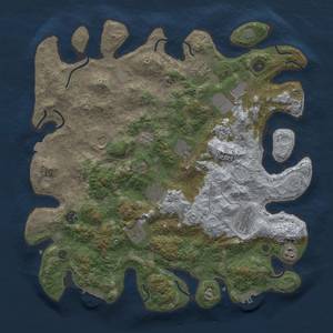 Thumbnail Rust Map: Procedural Map, Size: 4096, Seed: 3180996, 18 Monuments