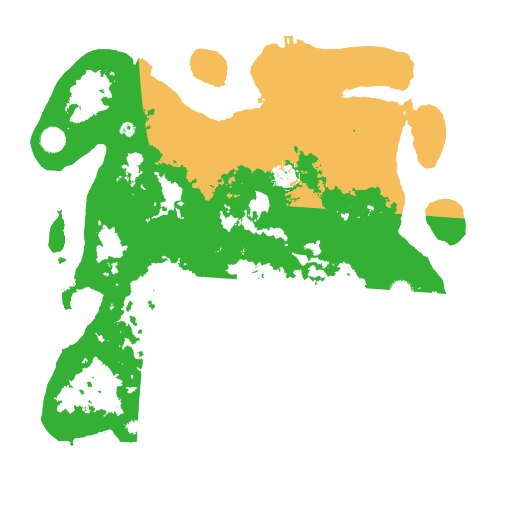 Biome Rust Map: Procedural Map, Size: 3500, Seed: 397720884