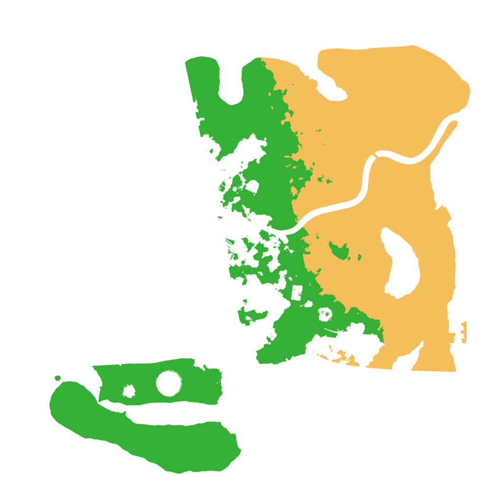 Biome Rust Map: Procedural Map, Size: 3500, Seed: 1533272562