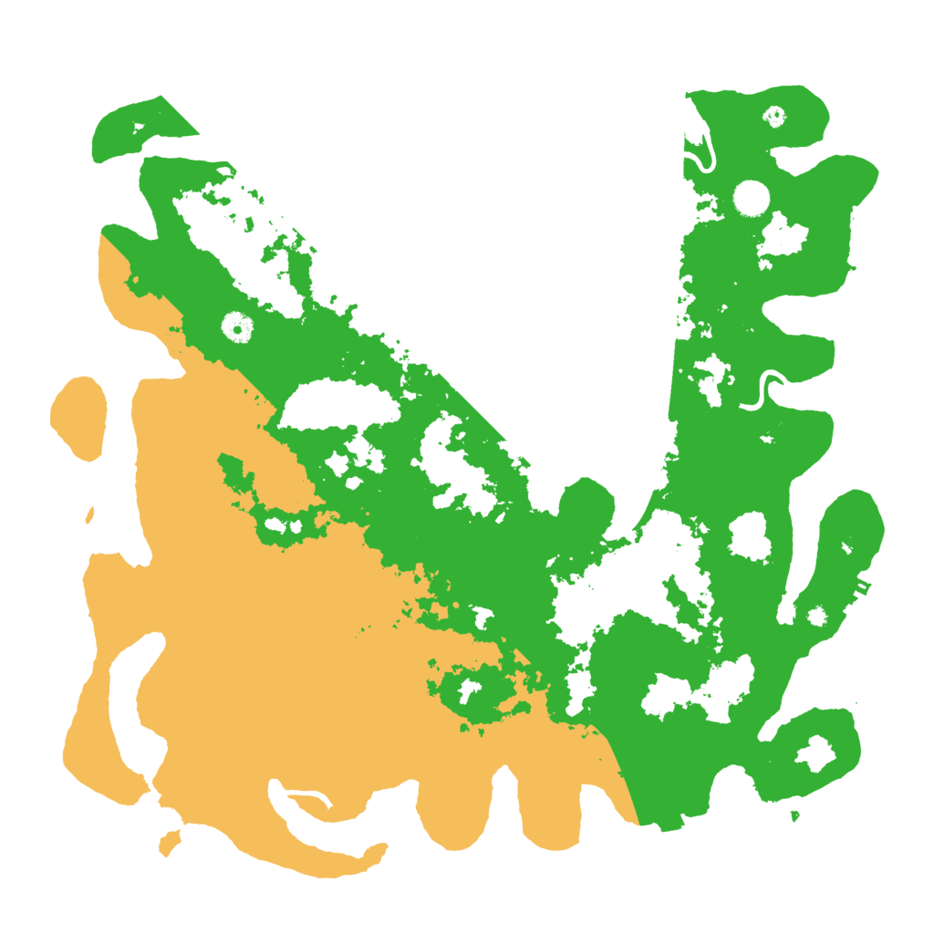 Biome Rust Map: Procedural Map, Size: 4500, Seed: 4245680