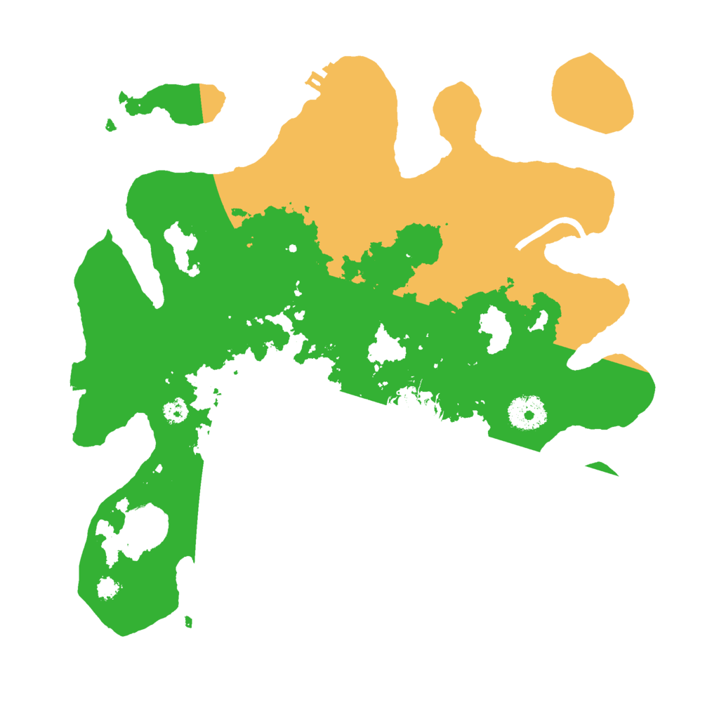 Biome Rust Map: Procedural Map, Size: 3000, Seed: 1261526319
