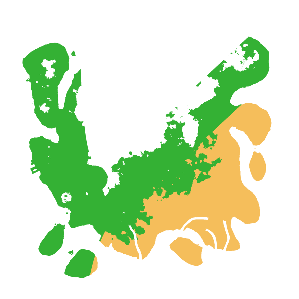 Biome Rust Map: Procedural Map, Size: 3000, Seed: 1543345208