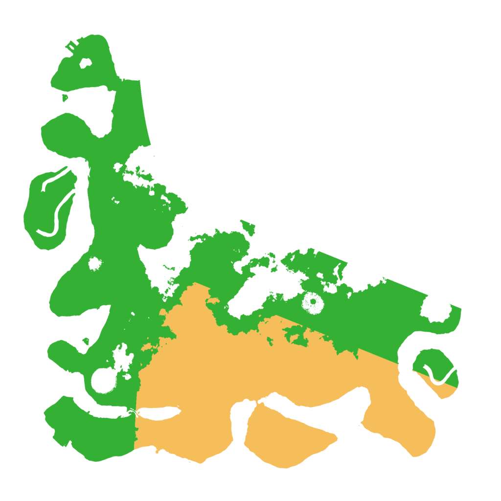 Biome Rust Map: Procedural Map, Size: 3500, Seed: 1023708374