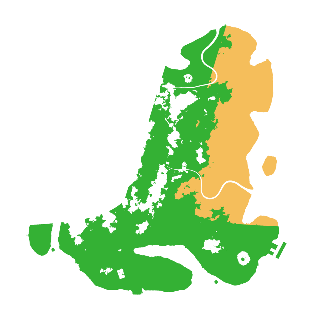 Biome Rust Map: Procedural Map, Size: 3550, Seed: 63980138
