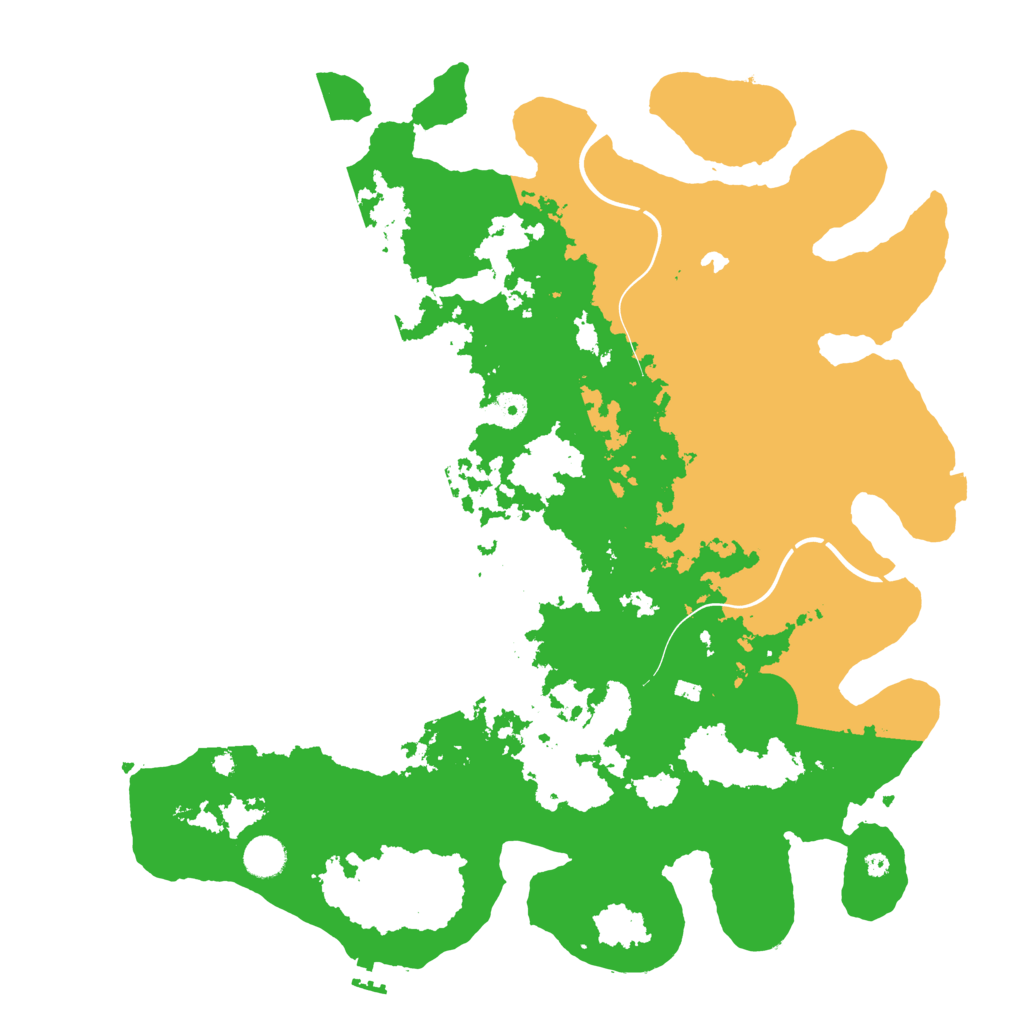 Biome Rust Map: Procedural Map, Size: 4300, Seed: 91185362