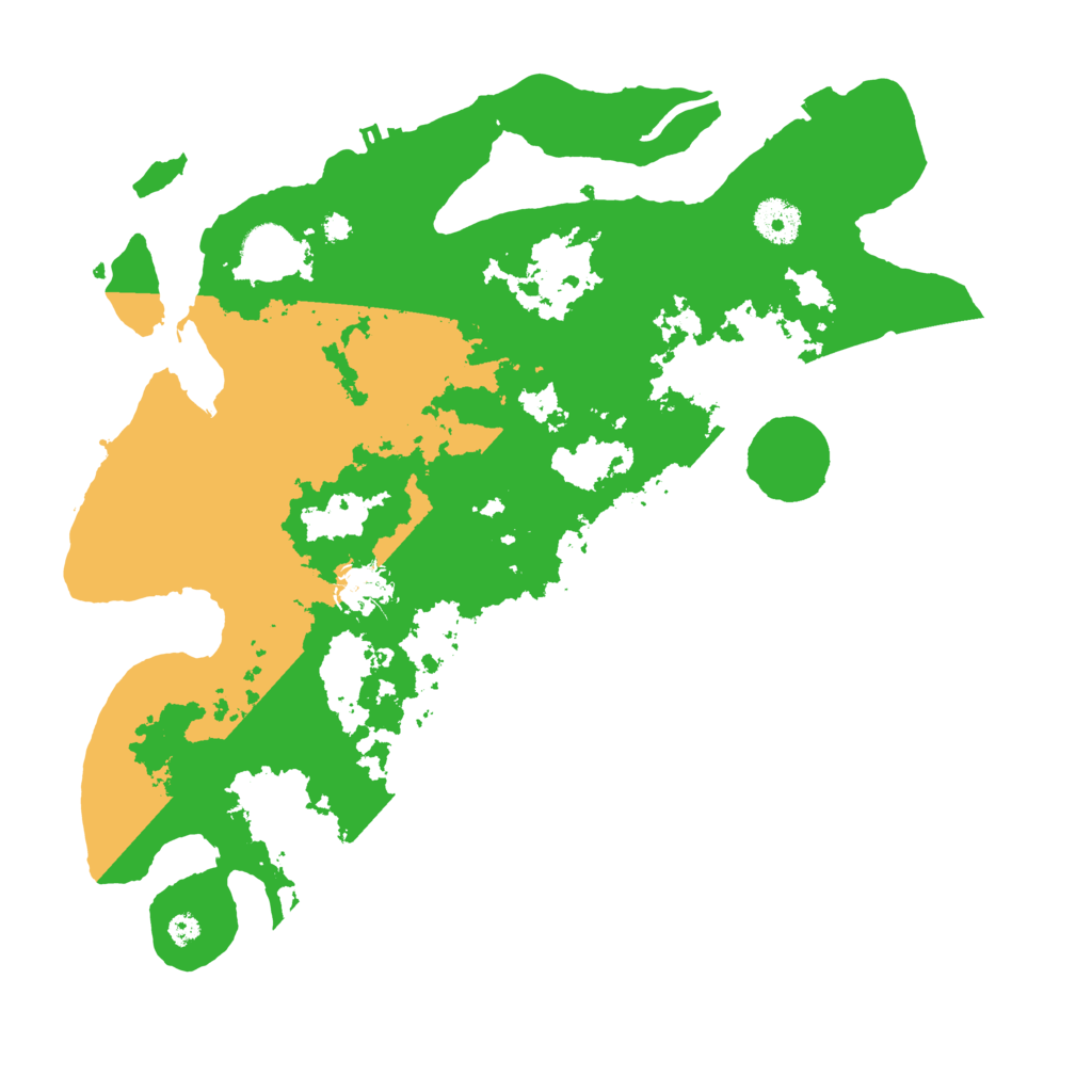 Biome Rust Map: Procedural Map, Size: 3600, Seed: 88960512