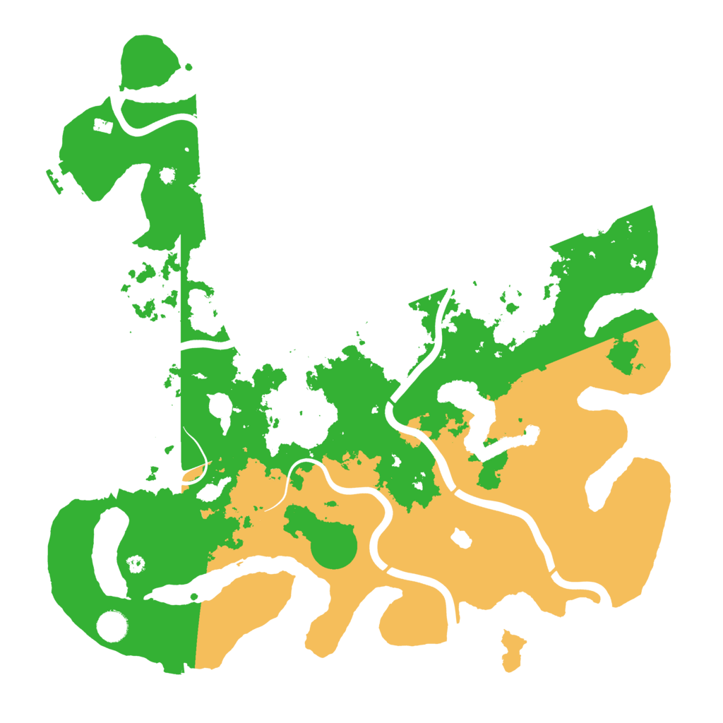 Biome Rust Map: Procedural Map, Size: 4100, Seed: 60905202