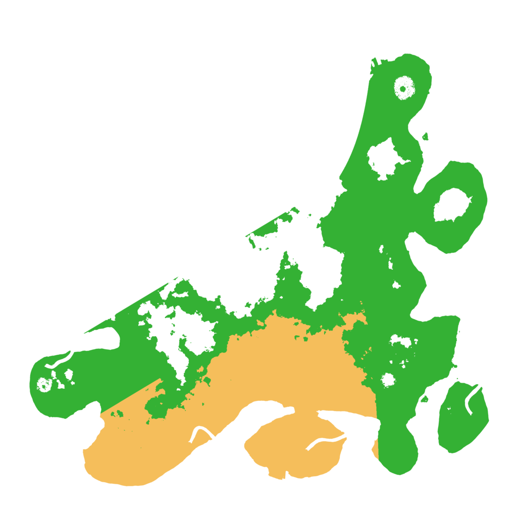 Biome Rust Map: Procedural Map, Size: 3550, Seed: 5534646