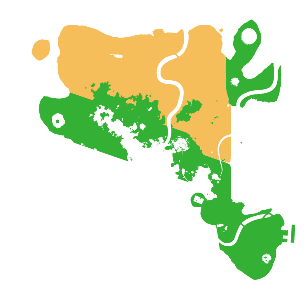 Biome Rust Map: Procedural Map, Size: 3450, Seed: 12784910