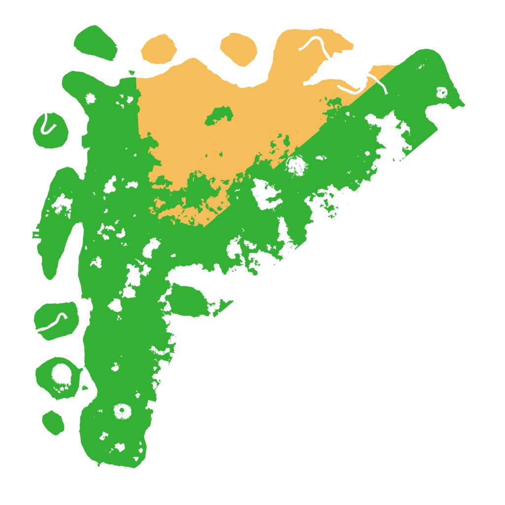 Biome Rust Map: Procedural Map, Size: 4500, Seed: 13121