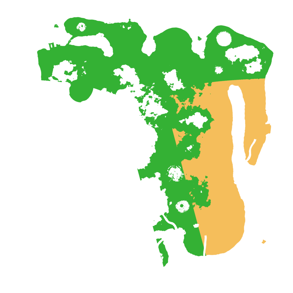 Biome Rust Map: Procedural Map, Size: 3500, Seed: 51439810