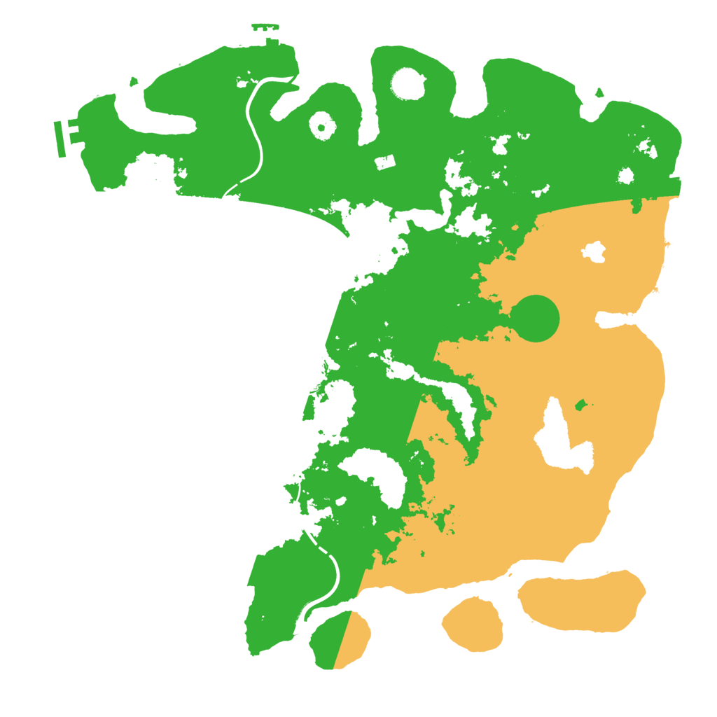 Biome Rust Map: Procedural Map, Size: 4000, Seed: 847185