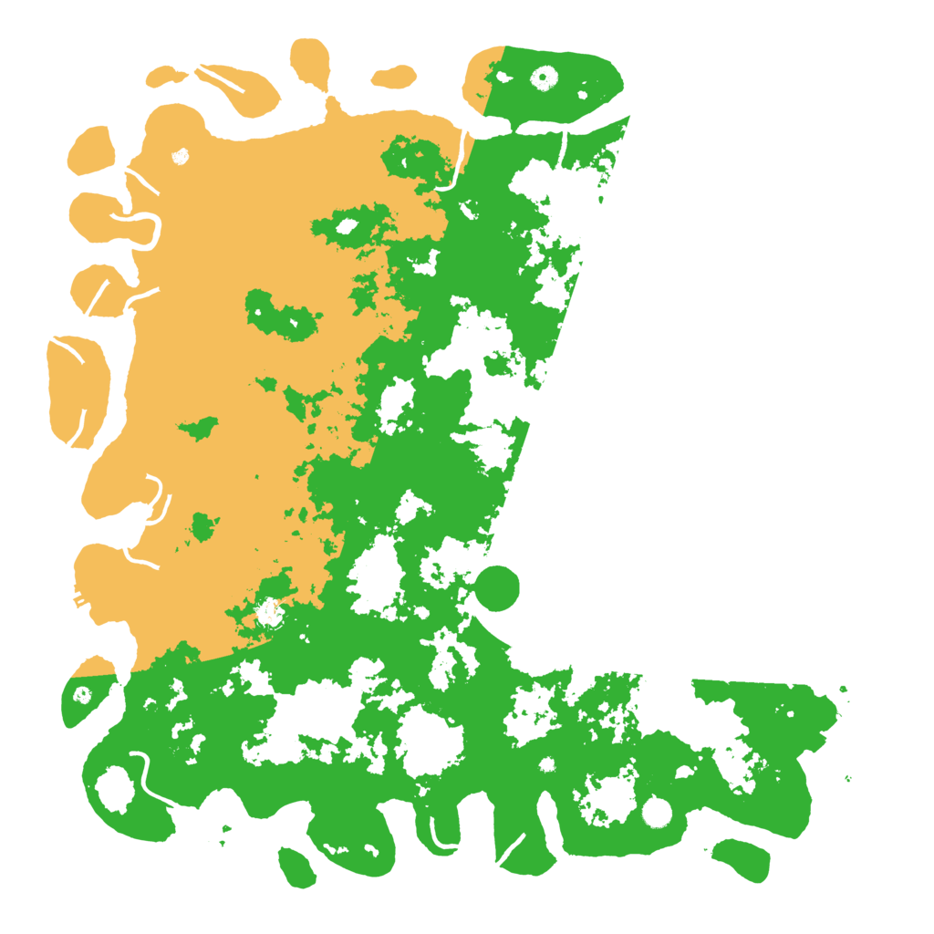 Biome Rust Map: Procedural Map, Size: 5500, Seed: 400425