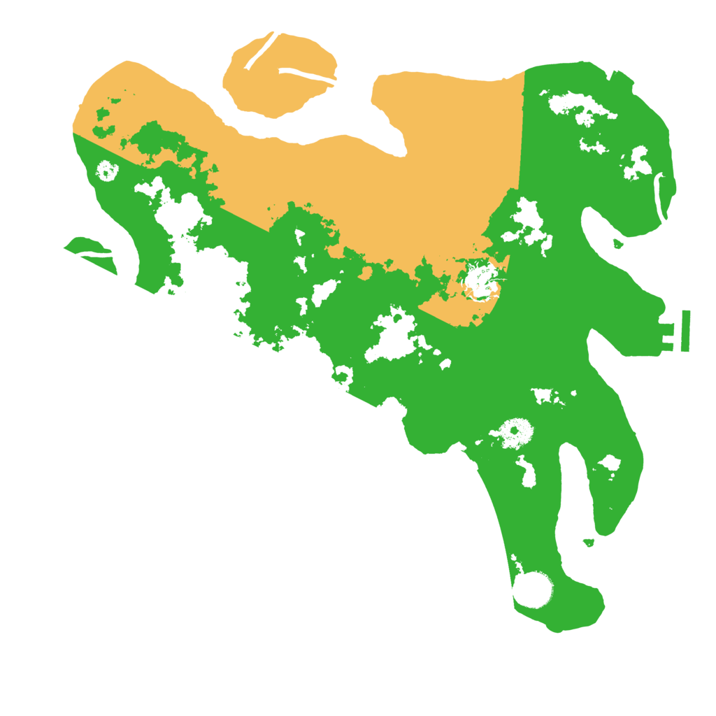 Biome Rust Map: Procedural Map, Size: 3500, Seed: 27216537