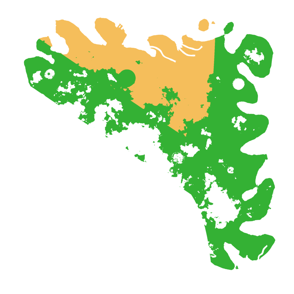 Biome Rust Map: Procedural Map, Size: 4500, Seed: 822578