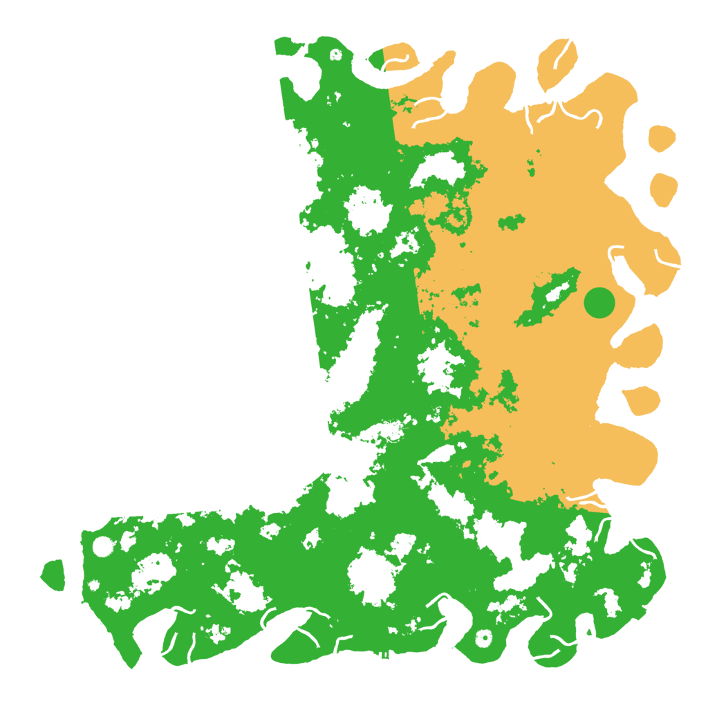 Biome Rust Map: Procedural Map, Size: 6000, Seed: 81288