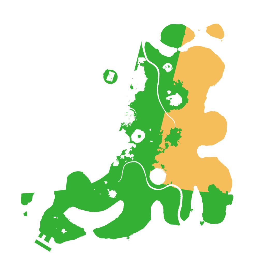 Biome Rust Map: Procedural Map, Size: 3000, Seed: 1535176038