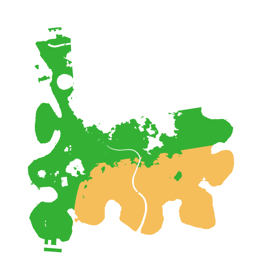 Biome Rust Map: Procedural Map, Size: 3000, Seed: 323719765