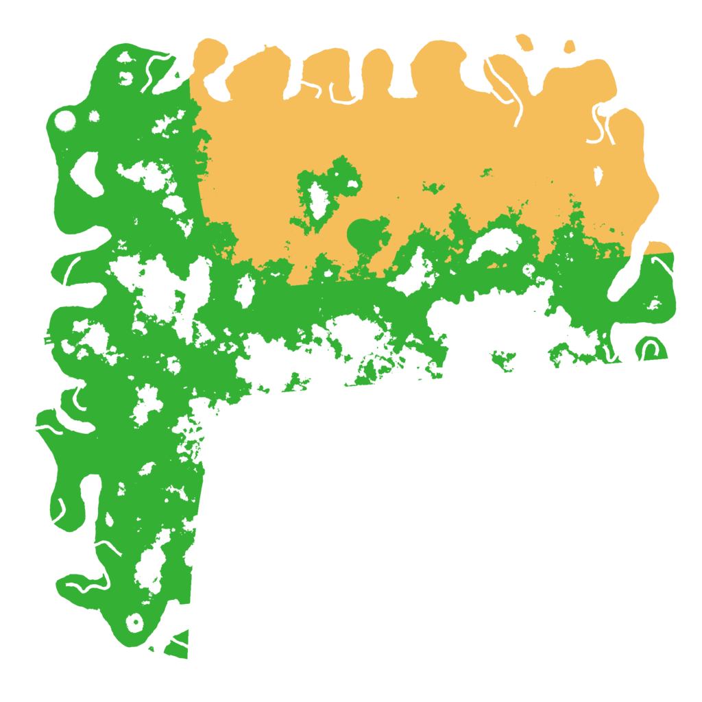 Biome Rust Map: Procedural Map, Size: 6000, Seed: 107663347