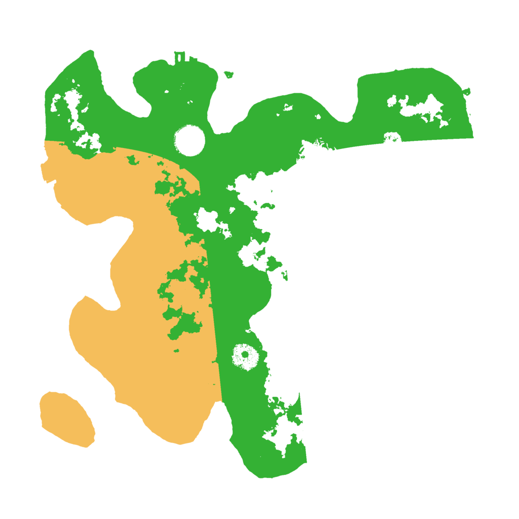 Biome Rust Map: Procedural Map, Size: 3000, Seed: 17448