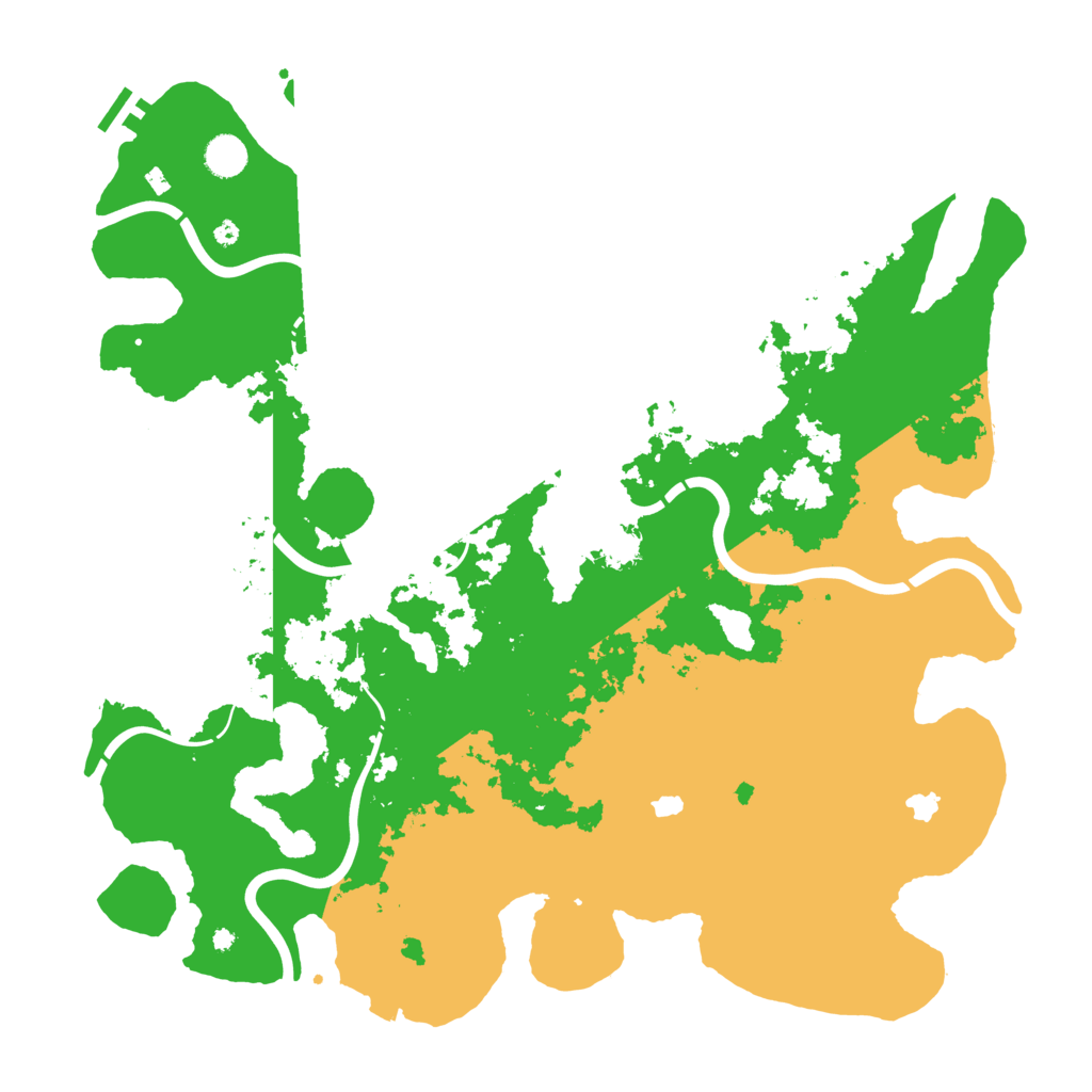 Biome Rust Map: Procedural Map, Size: 4500, Seed: 6669
