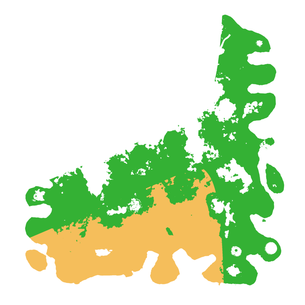 Biome Rust Map: Procedural Map, Size: 4500, Seed: 109562124