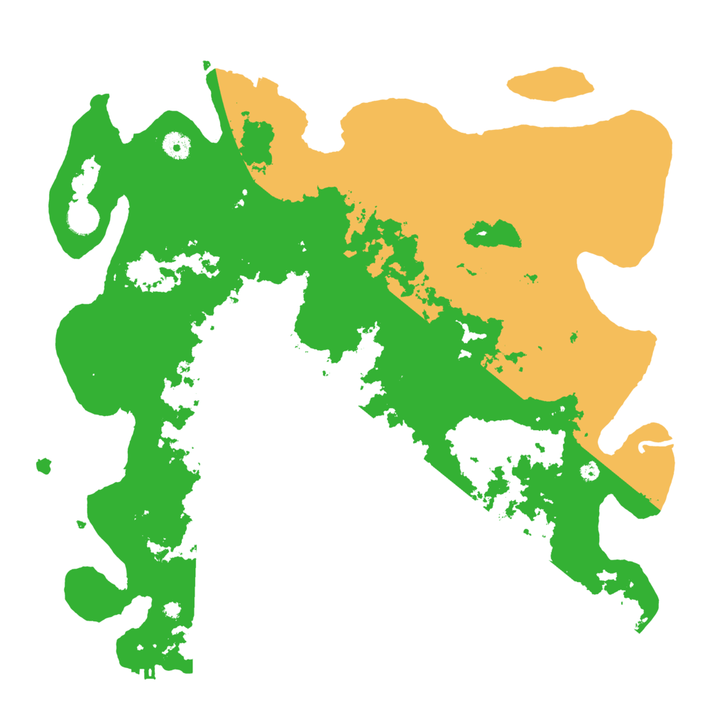 Biome Rust Map: Procedural Map, Size: 4000, Seed: 73195