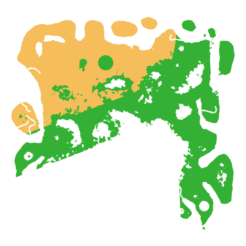 Biome Rust Map: Procedural Map, Size: 4300, Seed: 356444